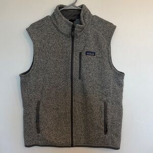 Patagonia Better Sweater Fleece Vest Gray Size Large